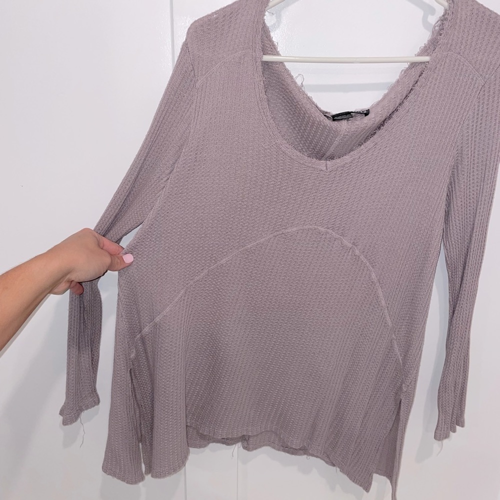 Rebel sugar distressed long sleeve